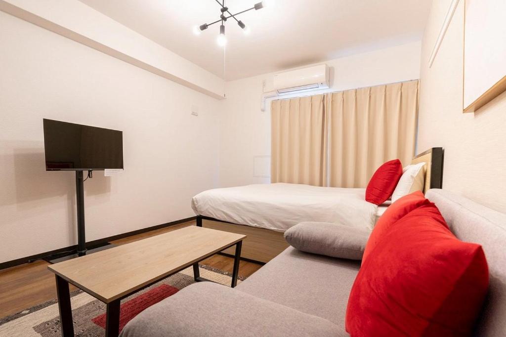 Apartamento Anri Kitadume Osaka Castle Exterior foto
